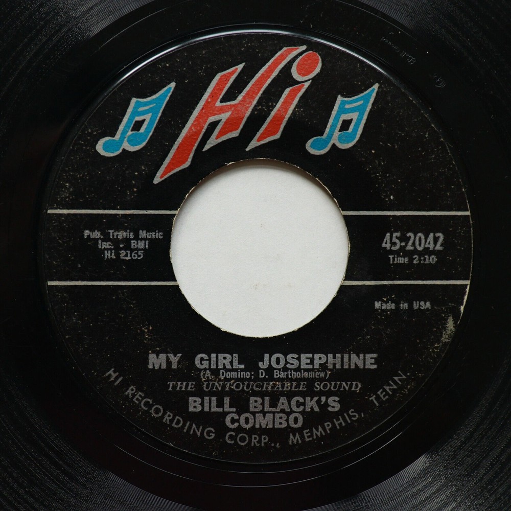 Bill Black's Combo - Twist-Her / My Girl Josephine 45 rpm Vinyl 7" Single